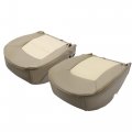 Kuafu Seat Cover Synthetic Leather Compatible With 2003-2006 Ford Expedition Eddie Bauer 4x4 2wd 4 6l 5 4l Perforateda Tan