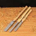 Hurricane Turning Tools Woodturning Three Piece Round Nose Scraper Set 3 4 Inches 1 And 2 High Speed Steel