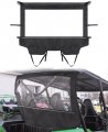 Soft Rear Window For Kawasaki Teryx 4 800 2013 To 2025 Clear Pvc Dustproof And Rainproof Windshield With Reflective Strips 