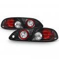 1998 1999 2000 2001 2002 Toyota Corolla Ce Le Ve Black Tail Lights Rear Brake Lamps Set Left Right Assembly 