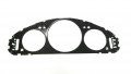 Carbon Fiber Cluster Dashboard Meter Gauge Cover For W211 E Class Black Overlay Panel With 3m Adhesive Tape 