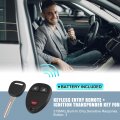 X Autohaux Ouc60270 315mhz Replacement Keyless Entry Remote Ignition Transponder Key Fob For Chevrolet Silverado Gmc Sierra