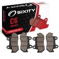 Sixity C6 Front Ceramic Brake Pads For Honda Cb650sc Nighthawk 1983-1985 Complete Set 