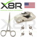 X8r Springs Repair Kit Set Of 4 For Door Lock Actuator Compatible With Mercedes-benz Ml Class W164 Between 2006-2012 Model Part