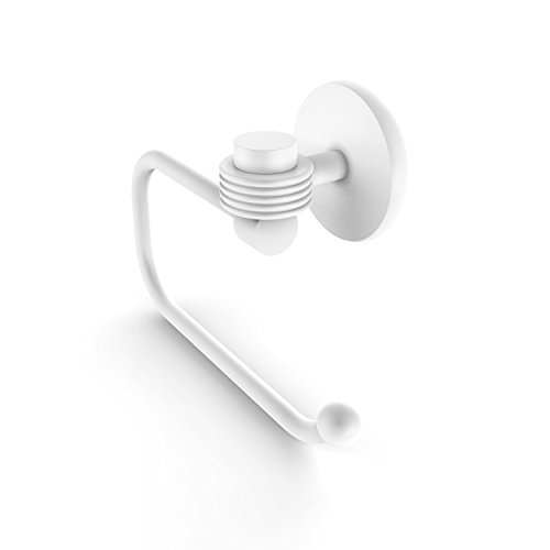 Allied Brass 7124eg-whm Satellite Orbit One Collection Euro Style Toilet Tissue Holder With Groovy Accents