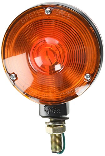 56020 4 In Zinc Die Cast Double Face Light Single Contact Orange Led Waterproof Marker And Clearance For Cars