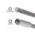 Uxcell 1 4 Inch Hex Shank By Magnetic Bit Holder Extension Set Quick Release Screwdriver Drill Power Tool 60 100 150mm