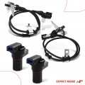 A-premium Abs Wheel Speed Sensor Compatible With Ford Models E-150 2007 E-250 2005-2007 E-350 Club Wagon 2005 Super Duty E-450