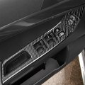 Carbon Fiber Window Switch Covers For Mitsubishi Lancer 2008-2016 7pcs Interior Trim Set Scratch-resistant Panel Protectors