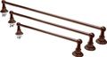 30 Victorian Bronze Towel Rack Bar W Pawn Wall Mounts By Westbrass 