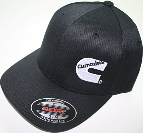 Cummins Flex Fit Flexfit Fitted Dodge Cap Black Hat Large Xlarge