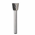 Sn-4 Tungsten Carbide Burr Rotary File Inverted Cone Shape Double Cut 1 4 Shank For Die Grinder Drill Bit 2ter Diameter And In 