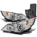 Chrome Housing Clear Corner Projector Headlight Head Lamps Tool Kit For Subaru Outback Legacy 10-14 