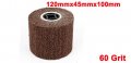 Uxcell 60 Grit Non-woven Abrasive Grinding Flap Wheel 120mm X 45mm 100mm