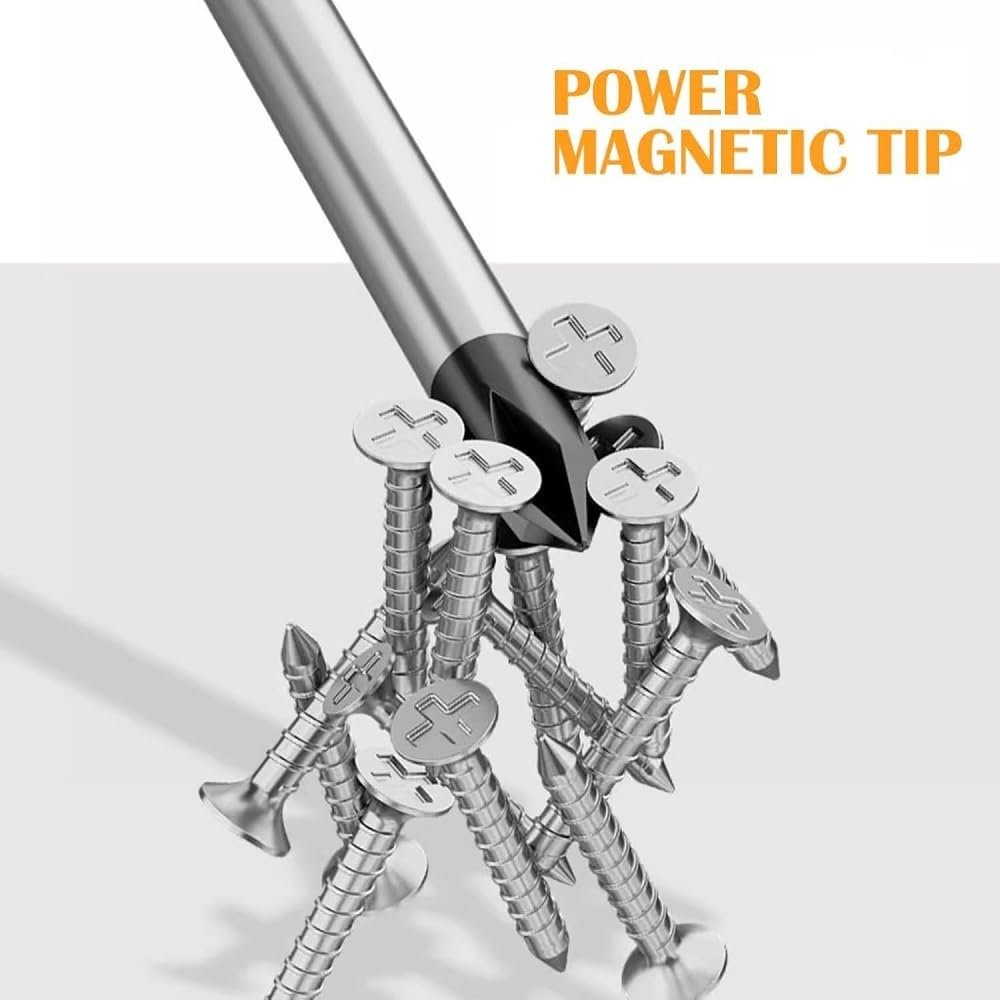 5 Piece Phillips Screwdriver Set Magnetic Cross Head Professional Non Slip Grip Precision Ph0 Ph1 Ph2 Drivers Chrome Vanadium