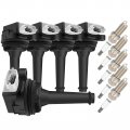 Aintier Ignition Coil Coils Iridium Spark Plugs Uf517 Volvo C30 C70 S40 S60 V50 V60 V70 Xc60 Xc70 2 5l 4l L5