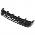 Rear Bumper Lip Diffuser Universal Car Shark Fin Spoiler Wing Splitter Carbon Fiber Style