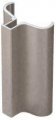 Technologylk Brushed Nickel Slip-on Handle For 3 16 Or 1 4 Frameless Pivot Door 