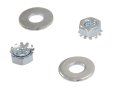 1963-1966 Corvette Dash Pad Nut W Washer Set 4 Pieces 