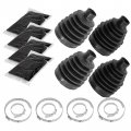 Caltric Front Outer Inner Cv Axle Boots Compatible With Honda Pioneer 500 Sxs500m2 2017-2021