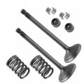 Caltric 2x Exhaust Valve Kit Compatible With Yamaha Rhino 660 4x4 2004 2005 2006 2007