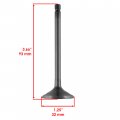 Caltric 2x Exhaust Valve Kit Compatible With Yamaha Rhino 660 4x4 2004 2005 2006 2007