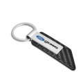 Ipick Image Compatible With Ford F-350 Carbon Fiber Texture Black Pu Leather Strap Key Chain