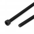 Uxcell M5 X 80mm Carbon Steel Full Thread Hex Socket Cap Head Screws Bolts 25 Pcs