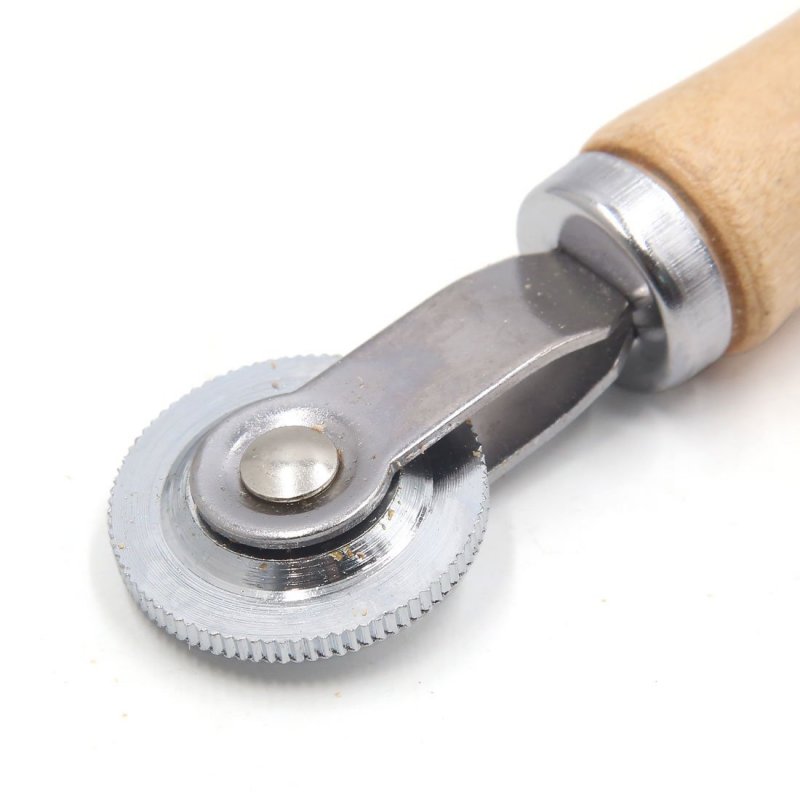 Car Auto Wooden Handle Bearing Roller Tire Repair Tube Patch Tyre Tool 2pcs
