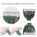 Blades For Meridian Body Trimmer 2pcs Replacement Shaver Trimmer-green