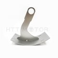 Httmt Mt360-010 Silver Curved License Plate Relocator Frame Bracket Mount Tag Holder Compatible With 1 Inch Axlea