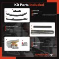 A-premium Engine Timing Chain Kit W Tensioner Guide Rail Dohc L4 2 5l Compatible With Nissan Altima 2002 2003 2004 2005 2006