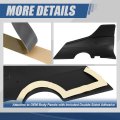 2pcs Rear Door Side Skirt Panel Splitters Body Kit Compatible With Tesla Model 3 17-24 Left And Right Matte Black