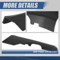 2pcs Rear Door Side Skirt Panel Splitters Body Kit Compatible With Tesla Model 3 17-24 Left And Right Matte Black