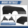 2pcs Rear Door Side Skirt Panel Splitters Body Kit Compatible With Tesla Model 3 17-24 Left And Right Matte Black