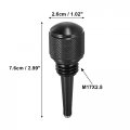 X Autohaux Car Magnetic Oil Dipstick Generator Dip Stick Drain Plug Black For Yamaha Ef2000is Ef1000is Generac Iq2000 Inverter