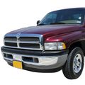 Dodge Ram Br Be Pair Of Bumper Driving Fog Lights Smoked Lens