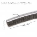 Uxcell Brush Weather Stripping Adhesive Felt Door Seal Strip Weatherstrip Sweep For Window 590 6inch L X 0 6 Inch W 15000mm