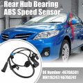 Uxcell 1 Pcs Rear Left Abs Speed Sensor For Mitsubishi Outlander 2007-2010 No 4670a581 Mn116247 4670a741