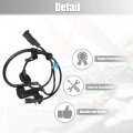 Uxcell 1 Pcs Rear Left Abs Speed Sensor For Mitsubishi Outlander 2007-2010 No 4670a581 Mn116247 4670a741