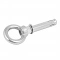 Uxcell M12x100mm 304 Stainless Steel Ring Lifting Sleeve Expansion Closed Hook Eye Bolt