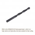 Uxcell 6542 High Speed Steel Straight Shank Twist Jobber Drill Bit Fully Ground Black Oxide Bits 8 9mm Diameter 125mm Total