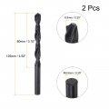 Uxcell 6542 High Speed Steel Straight Shank Twist Jobber Drill Bit Fully Ground Black Oxide Bits 8 9mm Diameter 125mm Total