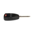 Keyless Remote Case Repair For Jeep Compass 2007 2016 Black 3 Button Shell Replacement 5175817aa 5175786aa Plastic Rubber Metal