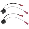 2-pack Car Front Rear Door Speaker Wiring Harness For 2004-2008 Mazda 6 