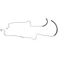 Transmission Cooler Lines 2pc For 2000 To 2002 Jeep Wrangler Tj Inline 6cyl 4 0l 0 375 In Oe Steel 