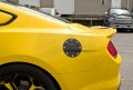 2015-2020 Mustang Gt Black Fuel Door With 5 0 Logo