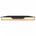 Kuafu Cab Wing Spoiler Compatible With 2019-2023 Ford Ranger Pickup Truck 4-door Roof Top Black Painted Plastic