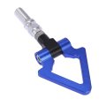 Blue Aluminum Alloy Triangle Shape Front Bumper Trailer Ring Eye Towing Tow Hook Screw For Japanese Car 