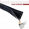 Tig Welding Torch Cable Cover Flame Resistant Cowhide Leather Black Protector 12 Ft Length